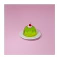 thumbnail image 1 of Green  Gelatin Dessert - Digital Art Dessert Pop Art Kitchen Decor Modern Art Pastel Fruit Surrealism Unframed Wall Art Print 32 x 32 inches, 1 of 9