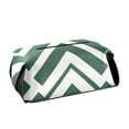 thumbnail image 1 of Green Geometric Lines Tissue Box Cover Leather Square Rectangle Tissue Box Holder for Bathroom Living Room Desk Office Decor, 1 of 7