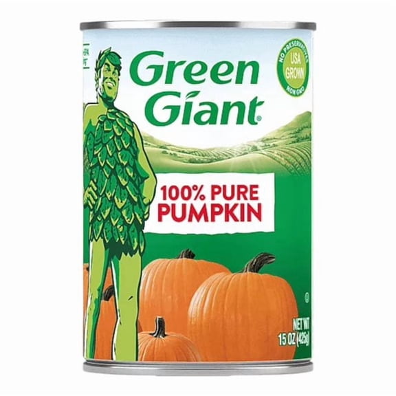 Green Giant 100% Pure Pumpkin 15 oz Can, Pack of 1