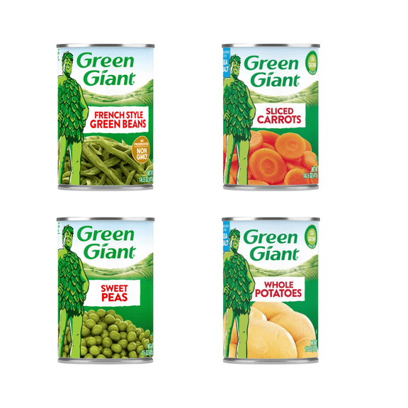 Green Giant Compact Cuisine Variety Pack 8-Can Space-Saving Veggie