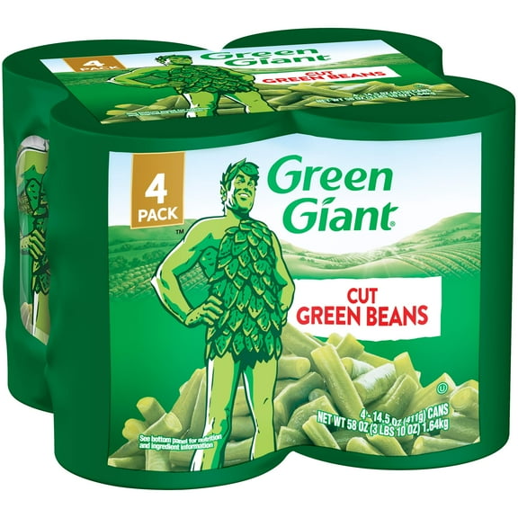 Green Giant CutUMRTGreen Beans, 14.5 Ounce Cans (Pack of 4)