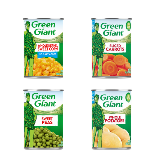 Green Giant Daily Greens Variety Pack  8-Can Nutrient-Rich Veggie