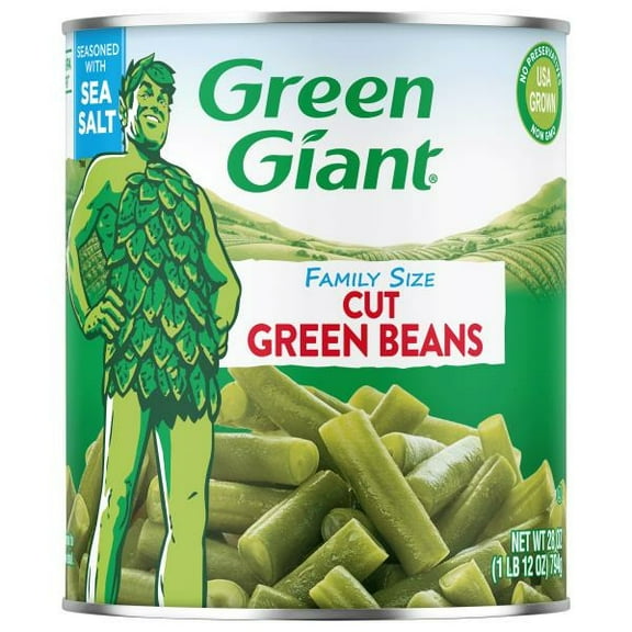 Green Giant Green Beans Cut Family Size 20 oz (Pack of 4)