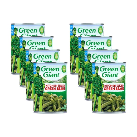 Green Giant Kitchen Sliced Green Beans, 14.5 oz (Pack of 8)
