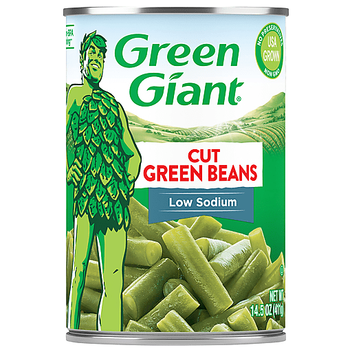 Green Giant Low Sodium Cut Beans, Pack of 1