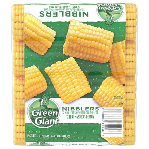 Green Giant Nibblers Corn on The Cob, 12 Count Bag (Frozen Vegetables)