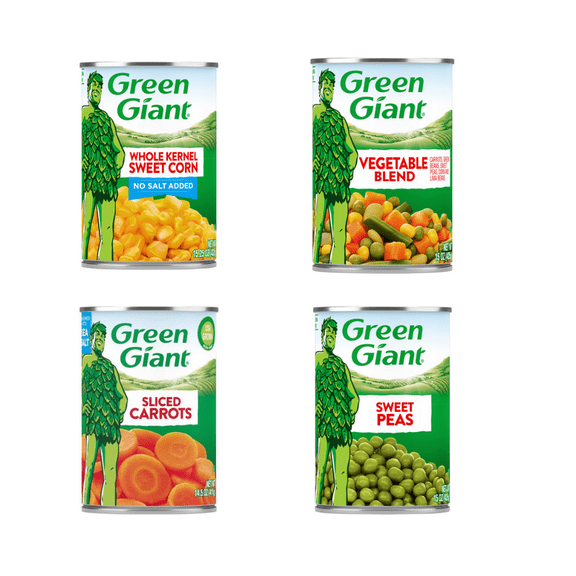 Green Giant Nourish Pack 8-Can Variety Pack Shelf-Stable Mixed Vegetables for Wellness & Convenience