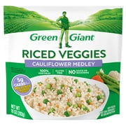 Green Giant Riced Veggies, Cauliflower Medley, Gluten Free, 10 oz Bag (Frozen Vegetables)