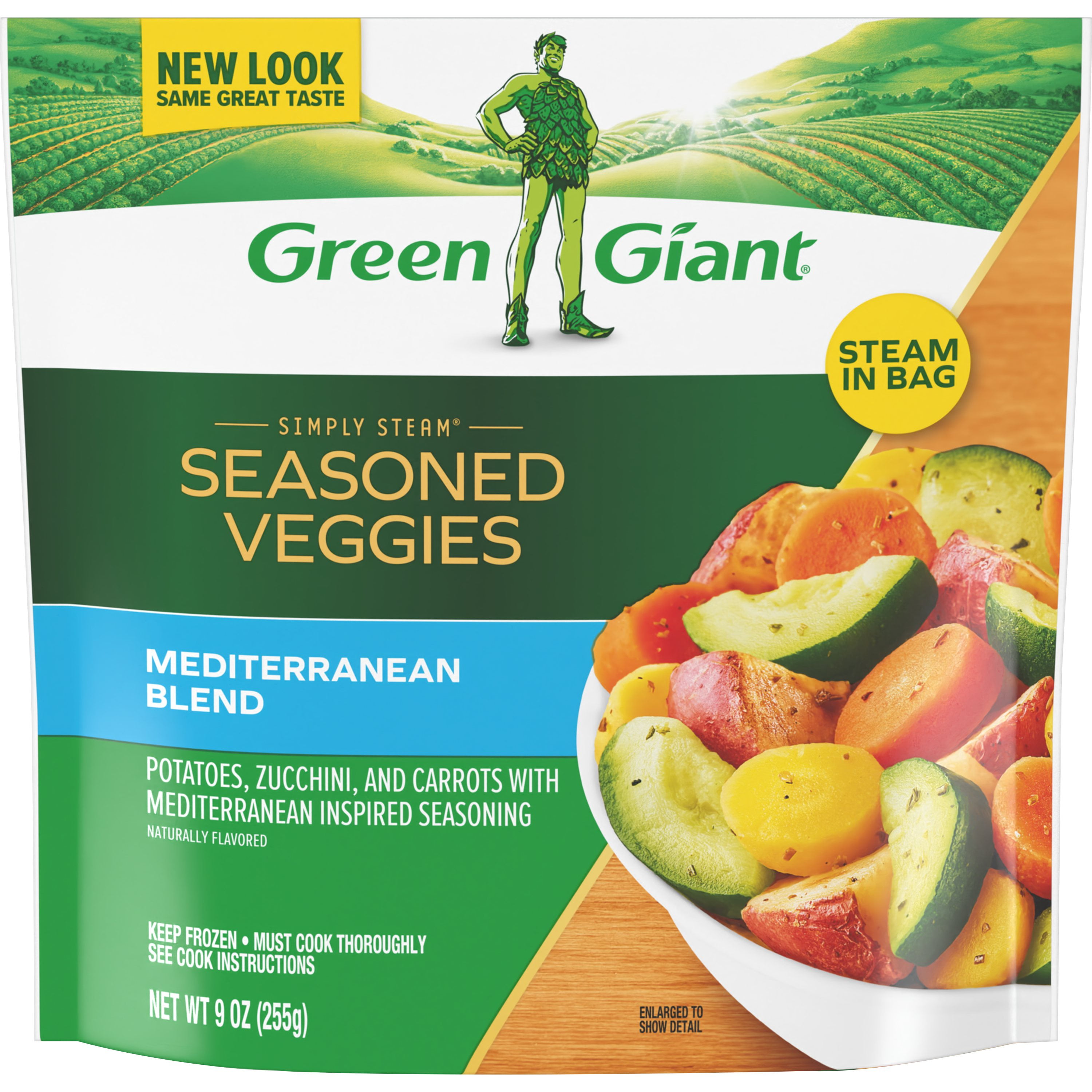 Green Giant Simply Steam Mediterranean Blend, 9 oz Bag (Frozen Vegetables)