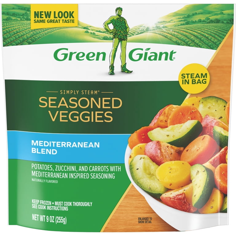 Green Giant Simply Steam Mediterranean Blend, 9 oz Bag (Frozen