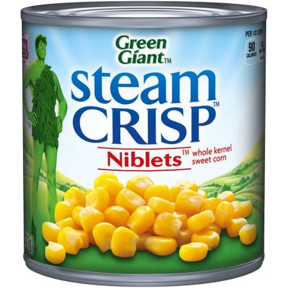 Green Giant Sweet Steam Crisps Corn Niblets, 11 Oz (Pack of 24