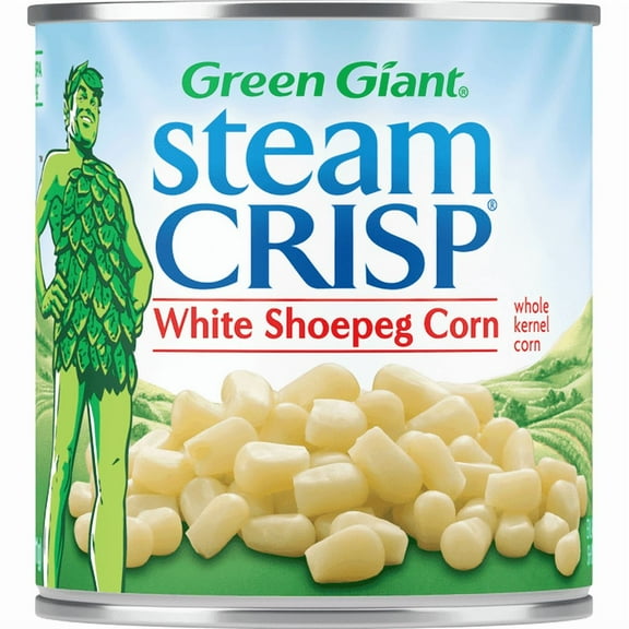 Green Giant SteamCrisp White Shoepeg Whole Kernel Corn 11 oz (Pack of 6)