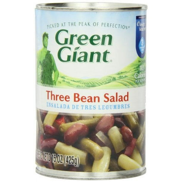 Green Giant Three Beans Salad, 15Ounce (Pack of 6)