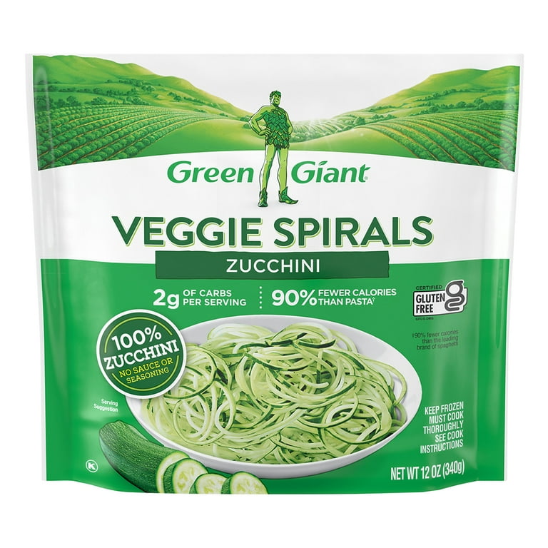 Green Giant Zucchini Veggie Spirals 12 oz Frozen Spiralized