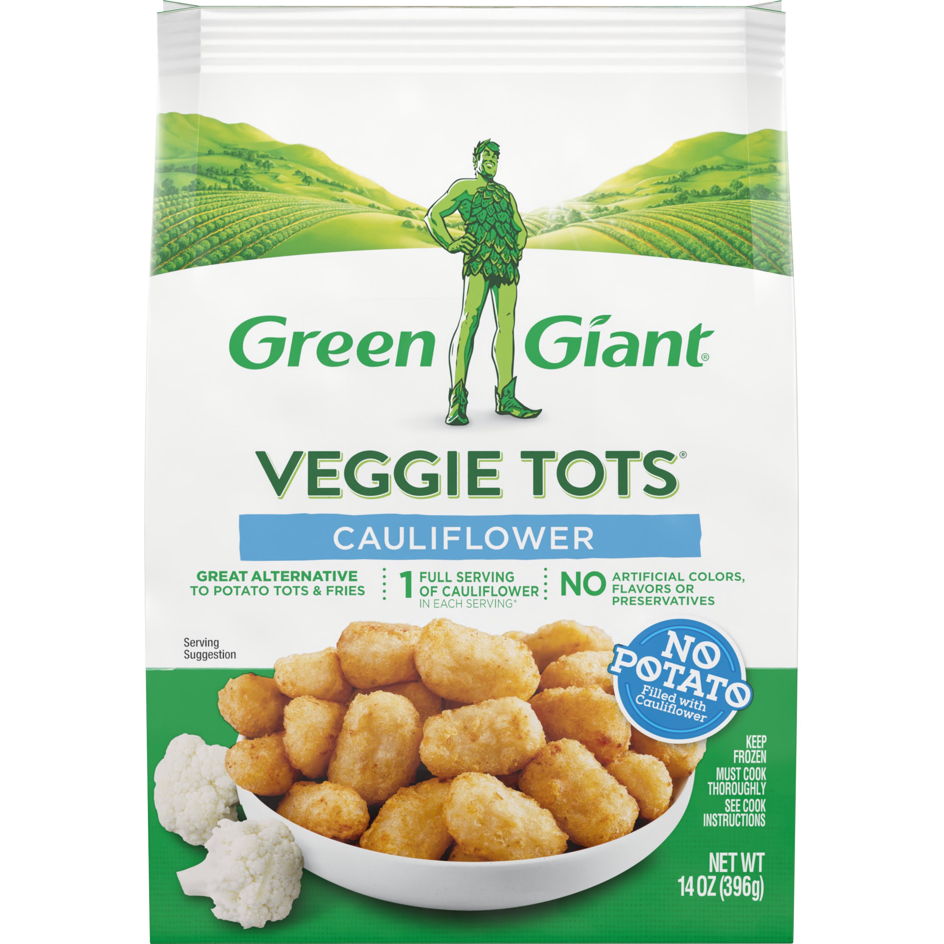 Green Giant Veggie Tots Cauliflower, 14 oz (Frozen) - image 1 of 10