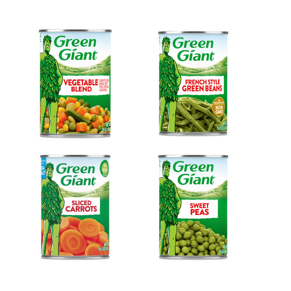 Green Giant Veggie Vault Variety Pack 8-Can Emergency Food Supply