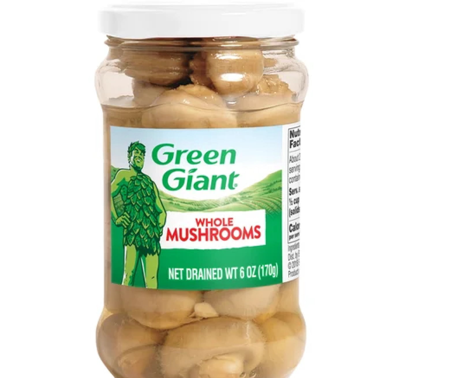 Green Giant Whole Mushrooms, 6 oz Jar