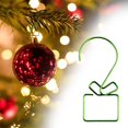 thumbnail image 1 of Green Gift Hooks 20 Pack Christmas Tree Hangers for Ornaments Stockings and Holiday Decor Hooks for Hanging, 1 of 9