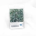 thumbnail image 1 of Green Glitter Dice with White Pips Squared Corners D6 16mm (5/8in) Pack of 50 Wondertrail, 1 of 2