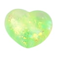thumbnail image 1 of Green Glitter Heart Shaped Stress Ball with Slow Rising Squishy Design, 1 Pack, Green, for Adults and Kids, Toy, 1 of 3