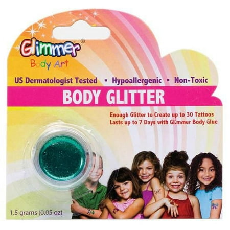 Green Glittler Single - Totally Tween Products by Glimmer Body Art (G00313)