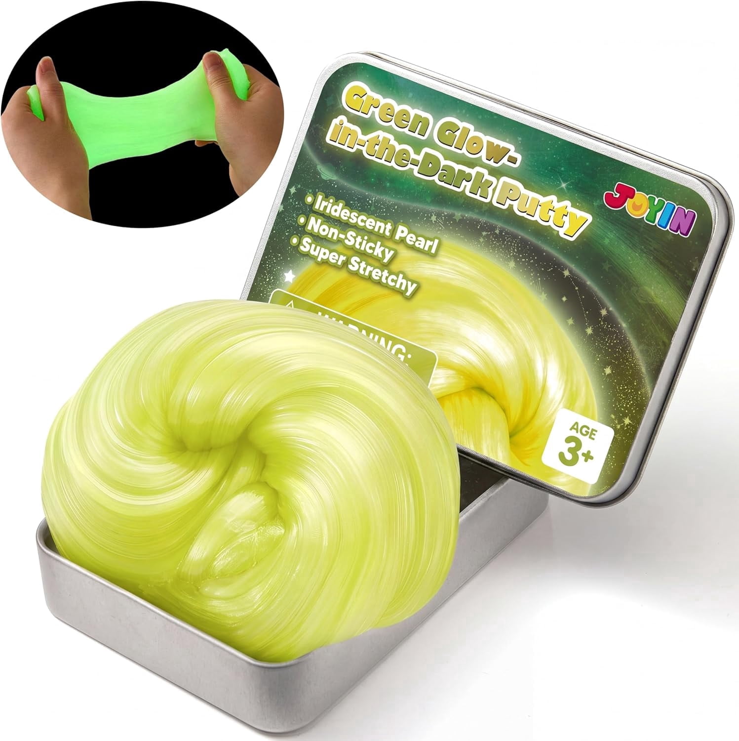 JOYIN Pasta Galáctica Que Cambia De Color – Slime De 120 G, Juguete Sensorial Anti-Estrés Para Niños Y Adultos