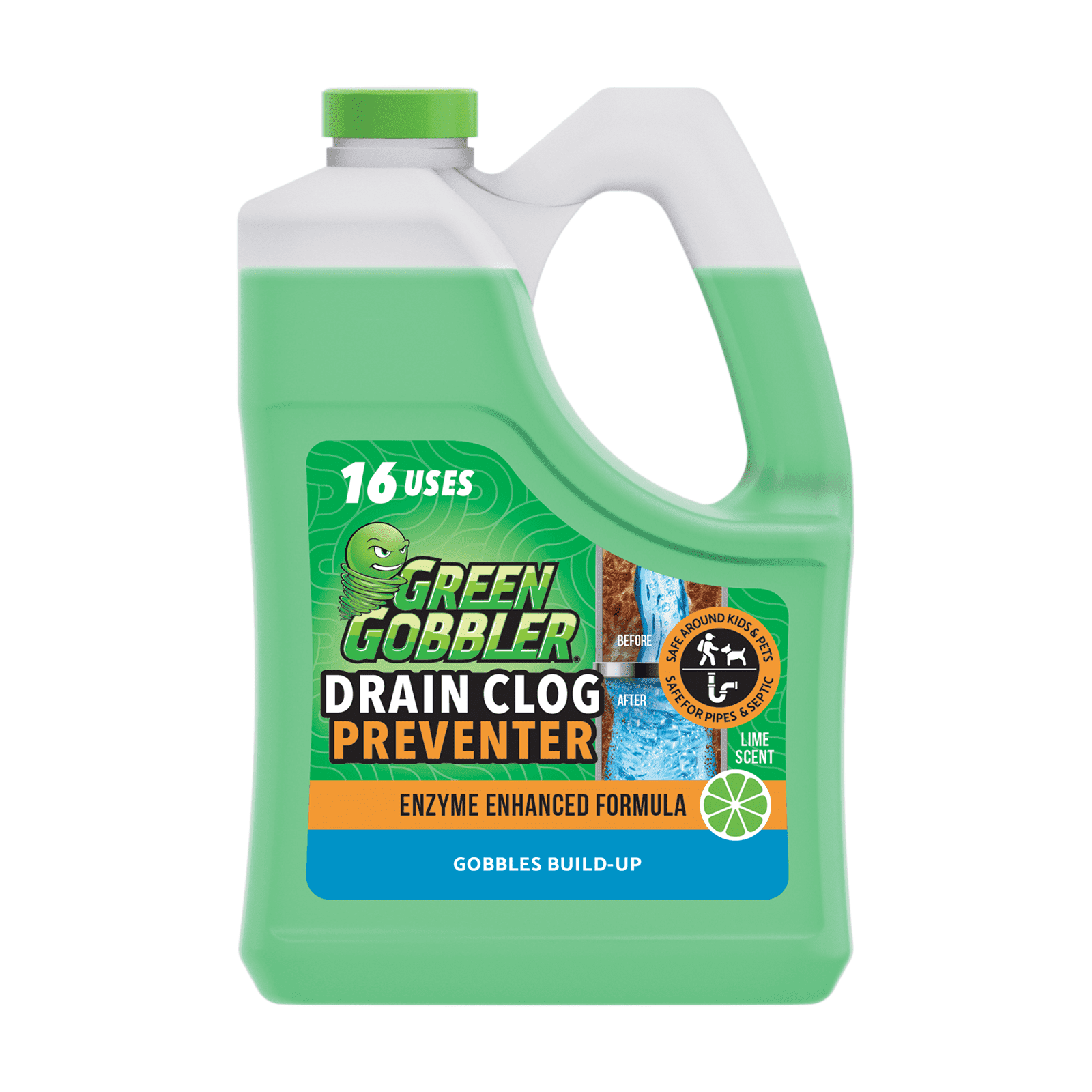 Green Gobbler Build up Remover for Slow Drains and Drain Maintenance