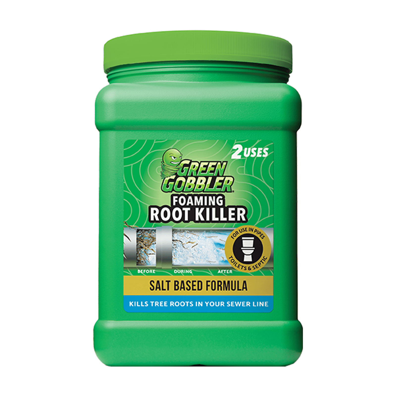 Green Gobbler Foaming Root Killer, Tree Root Dissolver for Pipes