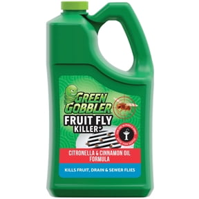 Green Gobbler Fruit Fly Killer+ - Drain Fly Eliminator Gel, For Home & Business Use, 1 Gallon