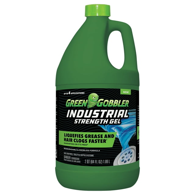 Green Gobbler Industrial Strength Drain Clog Remover & Cleaner Gel