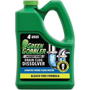 Green Gobbler Industrial Strength Drain Clog Remover & Cleaner Liquid Gel- 64oz, 1 ct