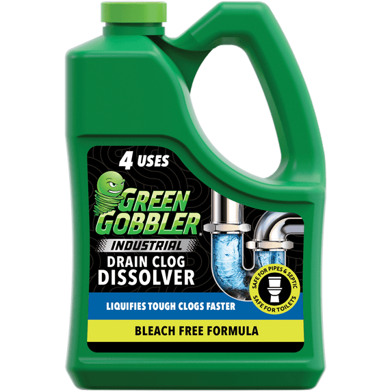 Green Gobbler Industrial Strength Drain Clog Remover & Cleaner Liquid Gel- 64oz, 1 ct