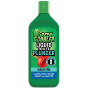 Green Gobbler Liquid Toilet Plunger - Clears Toilet Clogs Fast, No Plunger Needed -Bleach Free, Safe for Pipes and Septic, 12oz