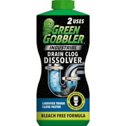 Green Gobbler Pro-Power Grease and Hair Clog Remover & Drain Opener Industrial Strength Gel, 32 oz, 1 Pack