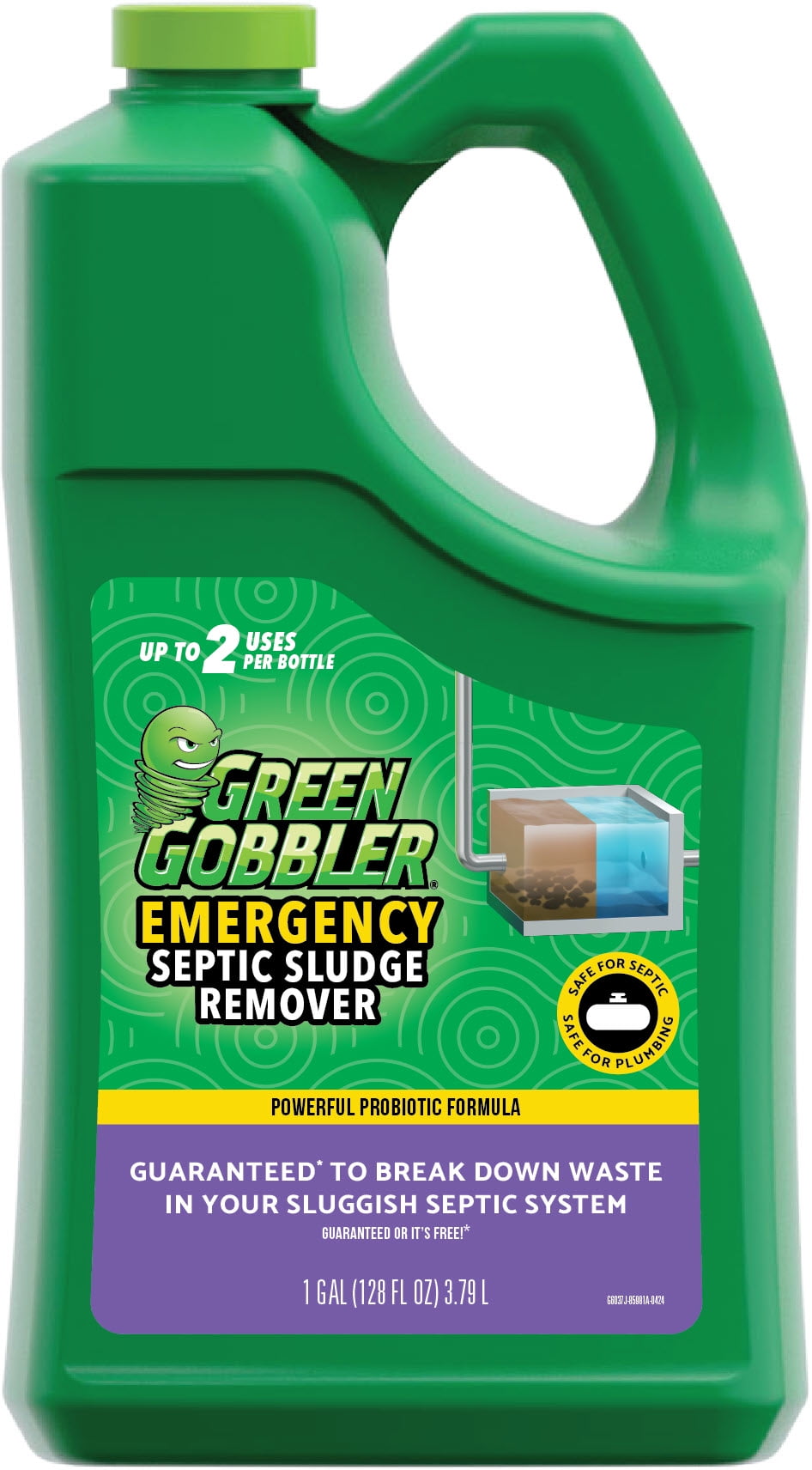 Green Gallon Enzymatic Septic Sludge Remover Liquid
