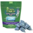 Green Gobbler Septic Tank Treatment Packets, 6 Month Supply Natural