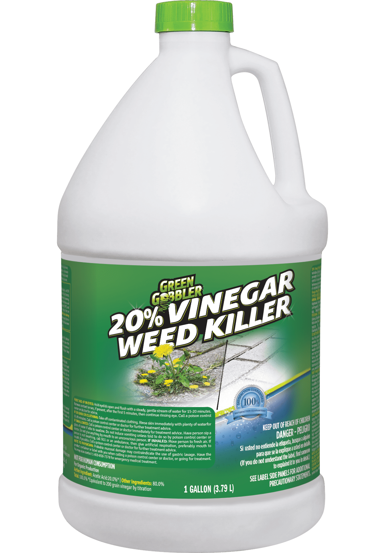 Green Gobbler Vinegar Based Weed & Grass Killer - Herbicide