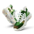 thumbnail image 1 of Green Gold Diamond Modern Art Walking Shoes for Men Woman Lightweight Tennis Fashion Elastic Sports Shoes Cushion Basketball Shoes, 1 of 7