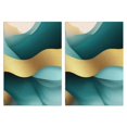 Marbeled Pattern Green and Gold Marble Pattern Kitchen Towels, Superfine Fiber Dish ...