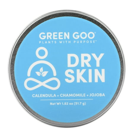 Green Goo 100% All Natural Dry Skin Daily Moisturizing for Troubled Skin, 1.82 oz