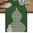 thumbnail image 1 of Green Gourd Table Runner 72 Inches, Modern Abstract Art Geometric Bed Runner Dresser Scarves Tabletop for Indoor Outdoor Parties/Ceremony/Banquet, 16" x 72", 1 of 9