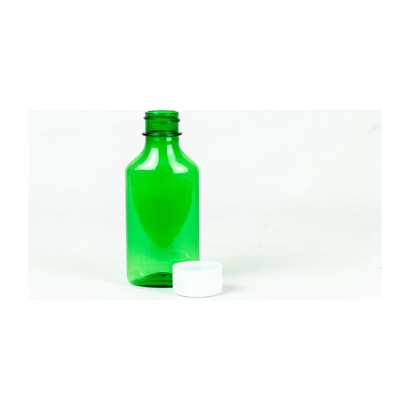 Green Graduated Ovals with Child Resistant Caps