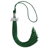 Endea Graduation Green Graduation Tassel with Silver Date Drop