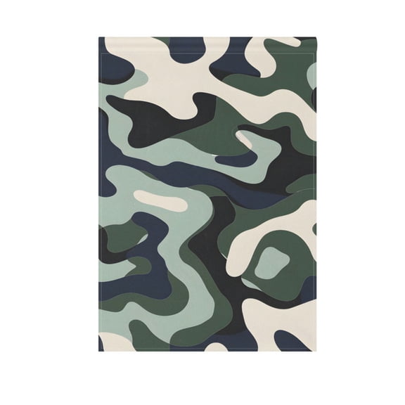 Green Graffiti Garden Flag Double Sided 12 x 18/28 x 40 Inch Yard Flag Home Outdoor Yard Patio Lawn Decor