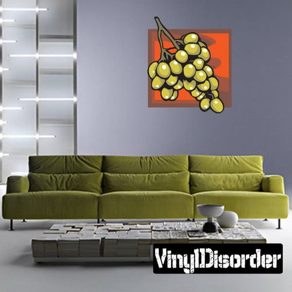 Green Grapes Sticker - 36 Inches