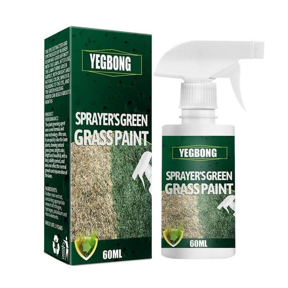 Green-Grass Paint For Lawn Spray Plant Dye Repair HOT] Quality High Color D0X6