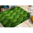 thumbnail image 1 of Green Grass Rugs, Green Rugs, Trendy Rugs, Floral Rugs, Pet Friendly Rug, Popular Rug, Step Rug, Corridor Rug, Machine Washable Rug, 5.2'x7.5' - 160x230 cm, 1 of 5