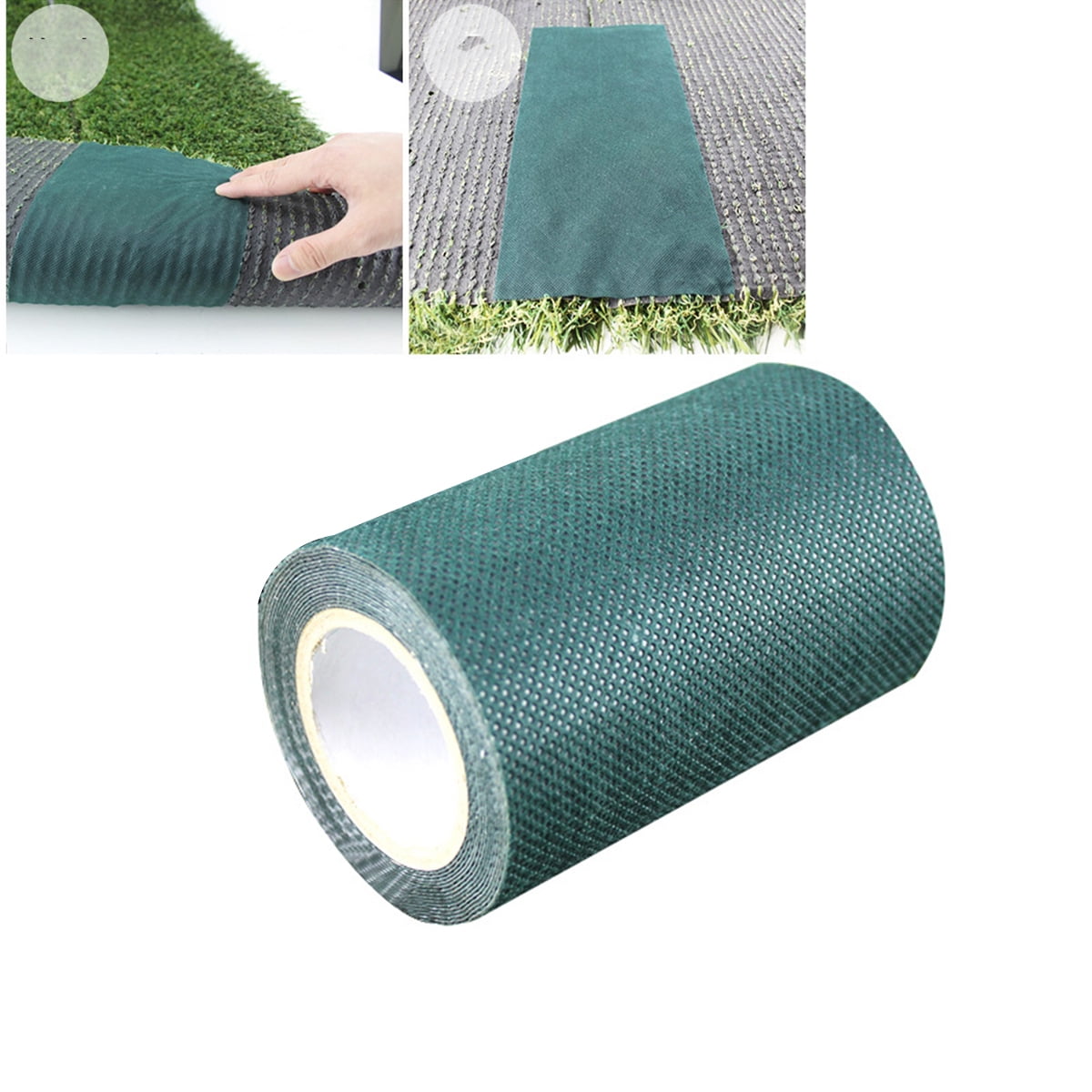 BESTOYARD Single-Sided Turf Tape Grass Tape Green 1Set