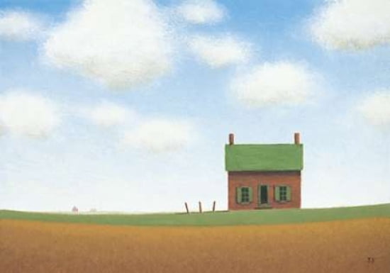Green Grass on the Farm Canvas Art - Sharon France (20 x 28)