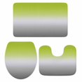 thumbnail image 1 of Green Gray Ombre Bath Mat 3 Piece Bathroom Rug Set, Modern Gradient Abstract Art Non Slip Bath Rug Contour Mat and Toilet Lid Cover, Absorbent Shower Mats Soft Bath Rugs and Mats Sets, 1 of 8